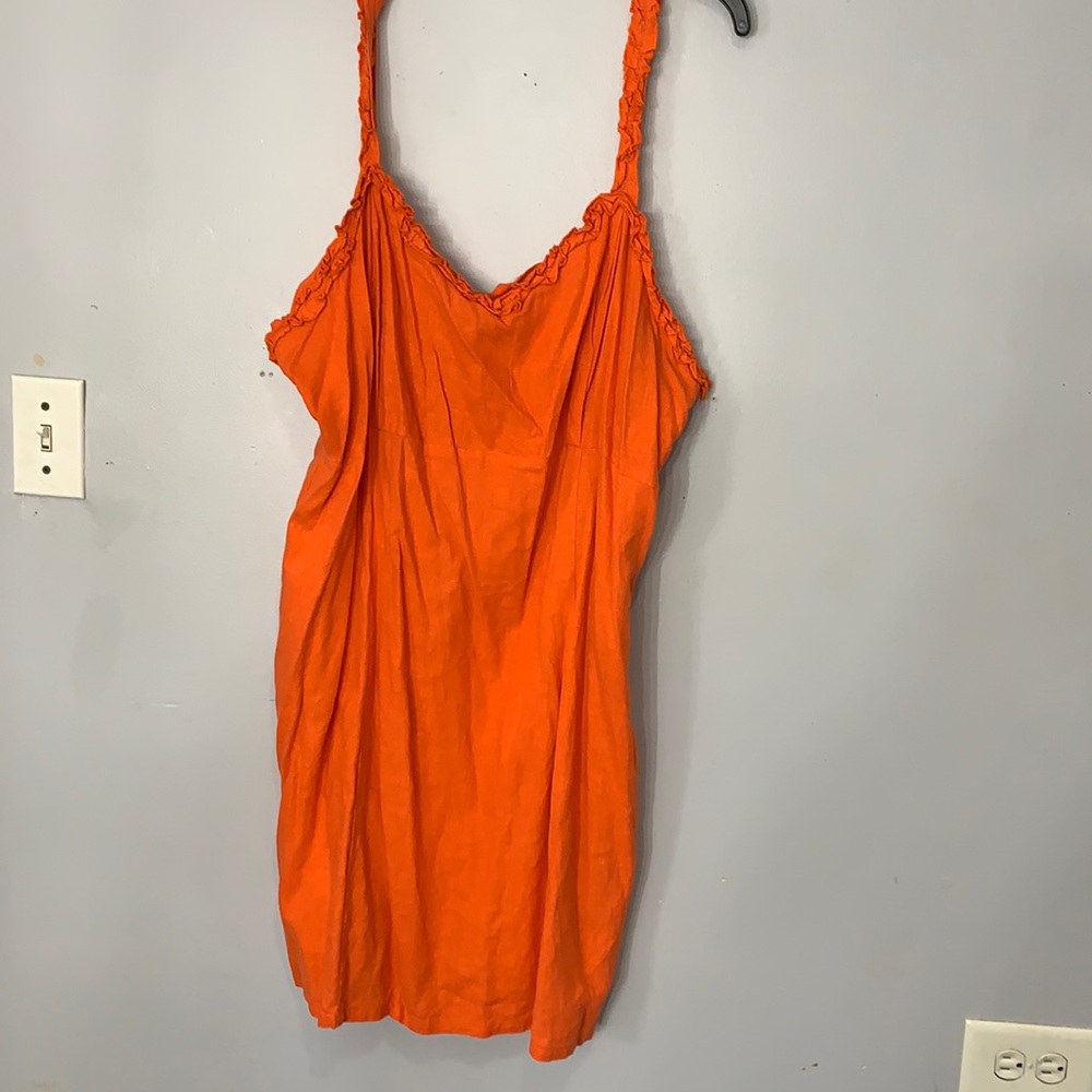 Orange summer dress